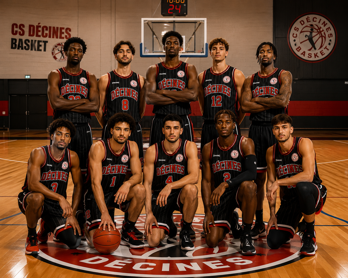Les équipes du CS Décines Basket